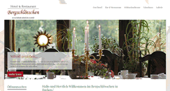 Desktop Screenshot of bergschloesschen.com